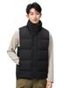 Men's High-End Fashion Lightweight Sleeveless Down Vest with Stand-Up Collar