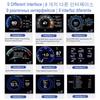 Universal A501 OBD2 Auto Meter Car HUD Turbo Gauge Car Head Up Display Smart Digital Security Alarm Water&Oil Temp RPM