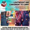 Metal Key Ring Prank Toy Mild Pulse Induction Prank Electric Shock Button  Holiday Entertainment