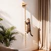 Wall Mounted Cat Tree Sisal Scratching Post Wooden Cat Climbing Shelves  Pedal Hammock Indoor Kitten Playground Cats Accessories