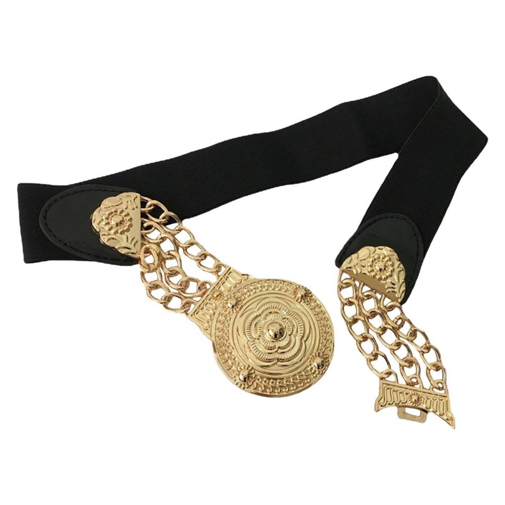 Flower Chain Belt Elegant Hollow Diamond Fashion Waist Chain Belt Metal Dress