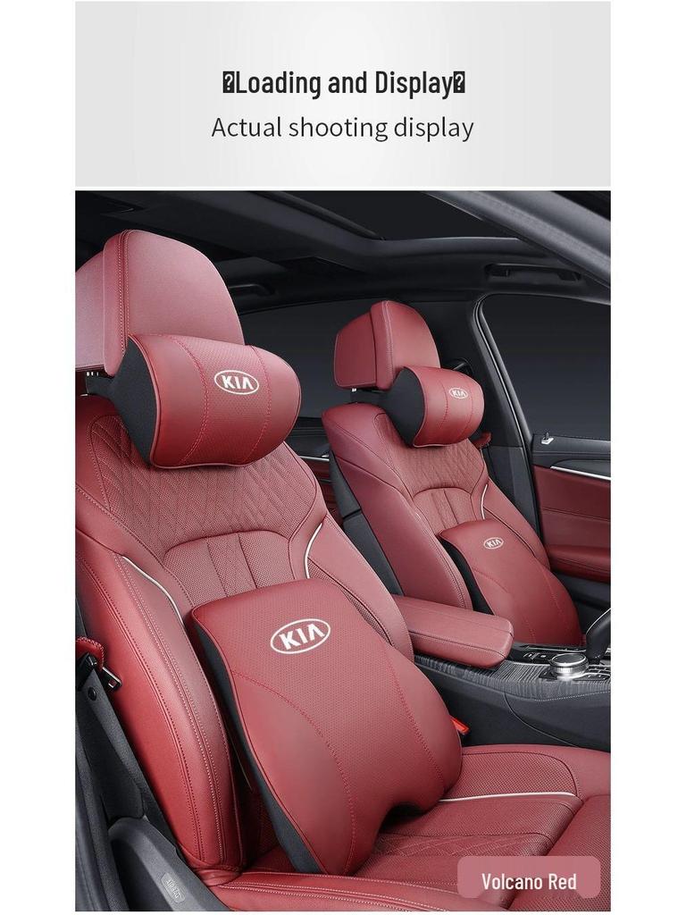 Echtes Leder Memory-Schaum Nackenstützkissen für Kia Sportage, K2, K3, K5, SK3, KX3, K4