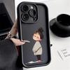 Cute Minimalist Angry Girl Print Soft Phone Case For Xiaomi Redmi 13C 14C 12 Redmi Note 14 13 12 11 Pro Plus 4G 5G 12S 11S Cover