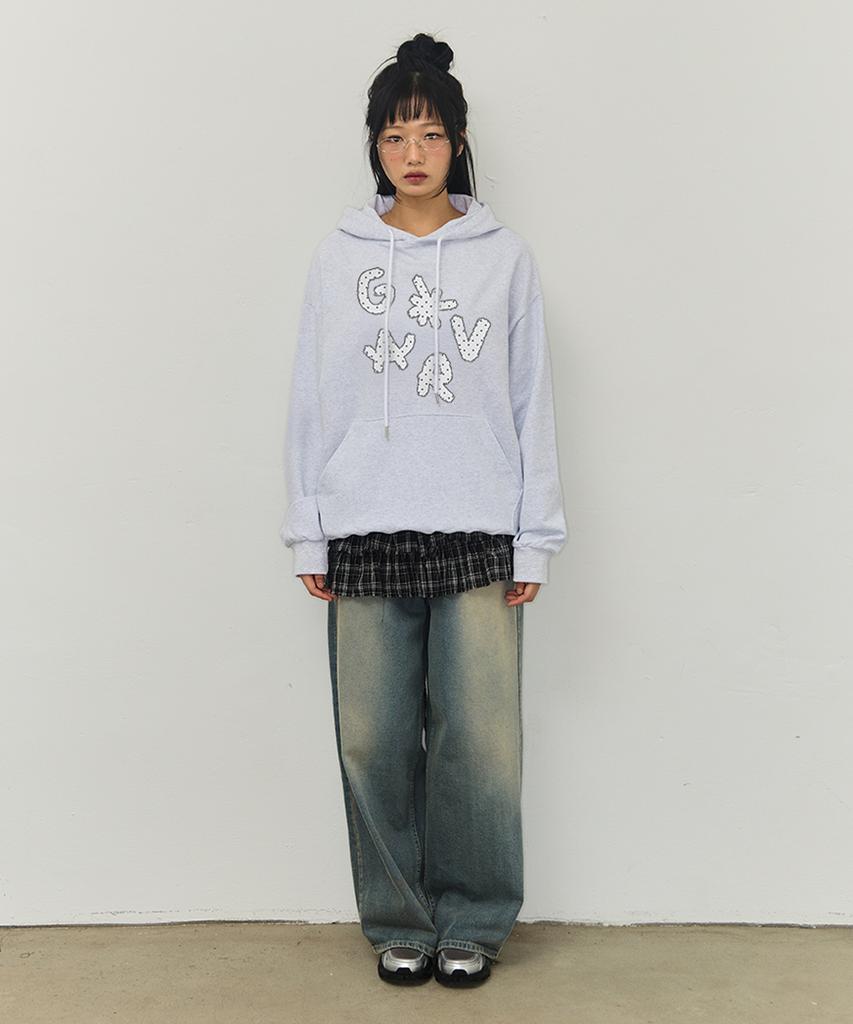 [Unisex] Dots Grav Hoodie_Black