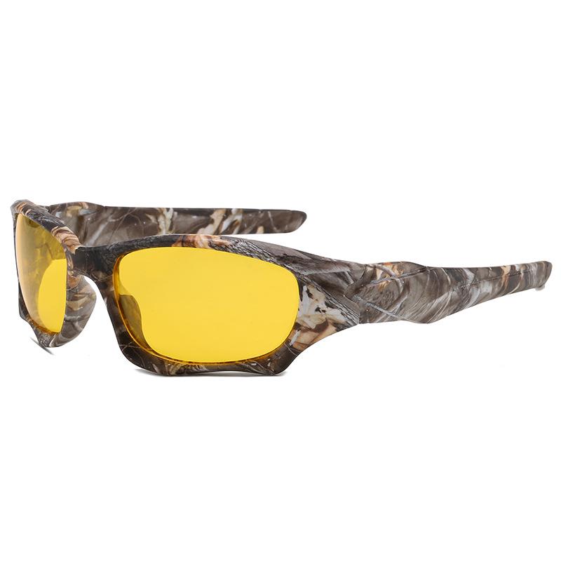 Men's Polarized Tactical Windproof Sunglasses - Military Green, Sports Style