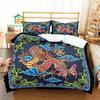 China Dragon Duvet Cover Set 100% Polyester 3D Digital Printing Bedding King Size Printing Bed Bedroom Set