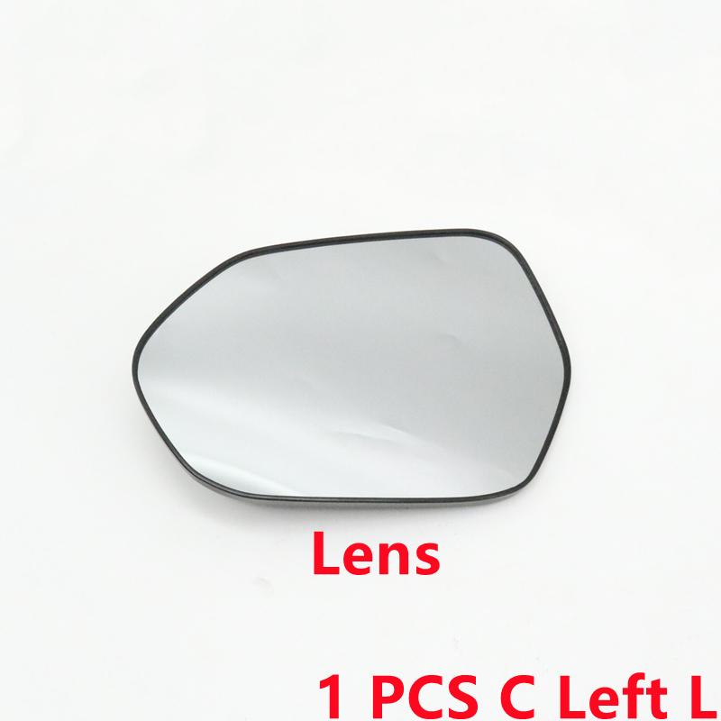 Pro Toyota Corolla Altis -2022 Skleněná čočka zpětného zrcátka Boční Zadní Pohled Rám Skořepina Spodní