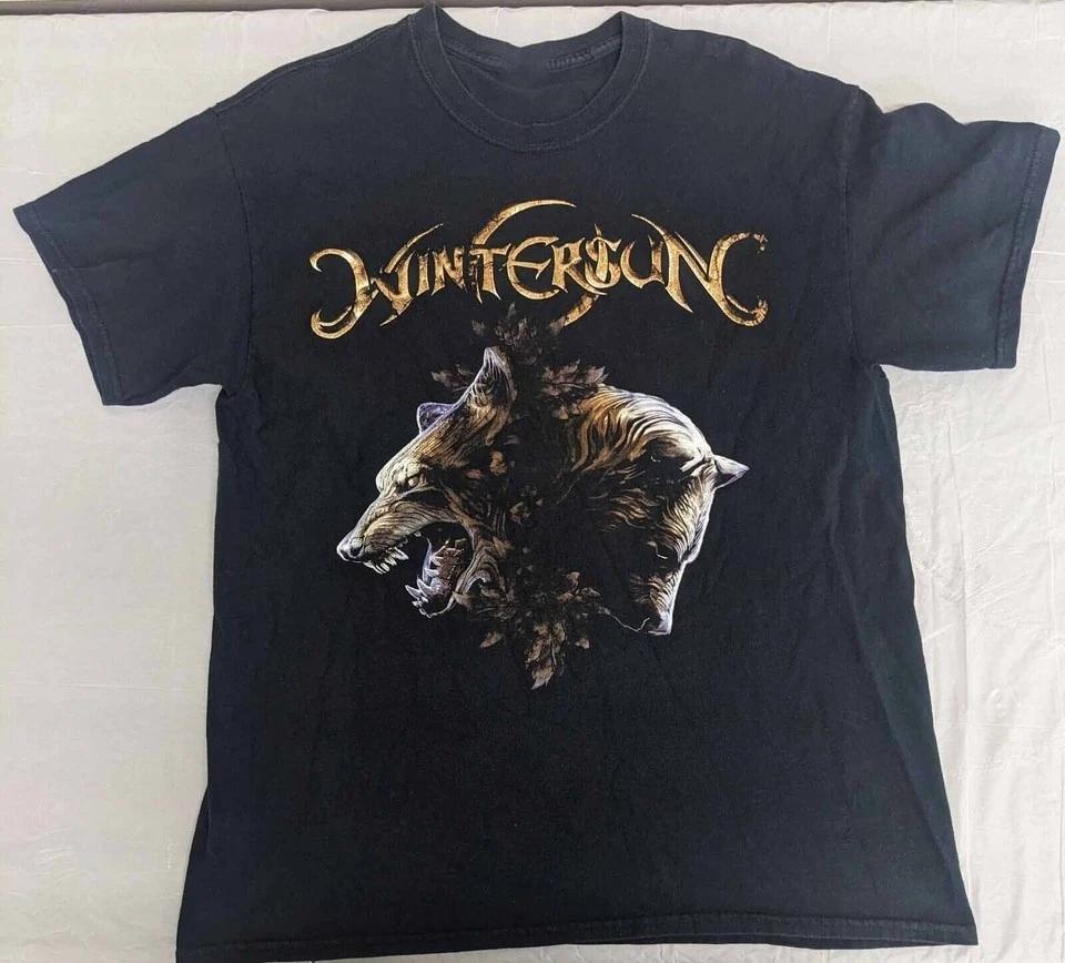 

Wintersun Forest Seasons Wolves Shirt Classic Black Unisex S-5XL E1931 L