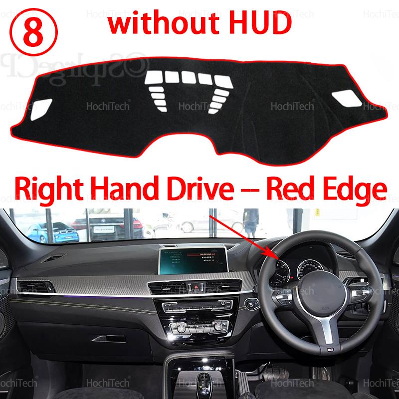 

For BMW X2 F39 2018-2022 Dashboard Cover Avoid Light Anti-Slip Anti-dirty Mat Pad Sunshade Dashmat Protect LHD RHD