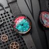 Diesel Griffed Watch Quartz Movement Leather Strap Black Dial Men watches DZ4519