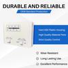 OEM 7330G3351 RV Thermostat Compatible With Coleman Mach Series, 6-Wire Single Stage Heating/Cooling Control Unit For RV AC Systems,12V DC, Bar