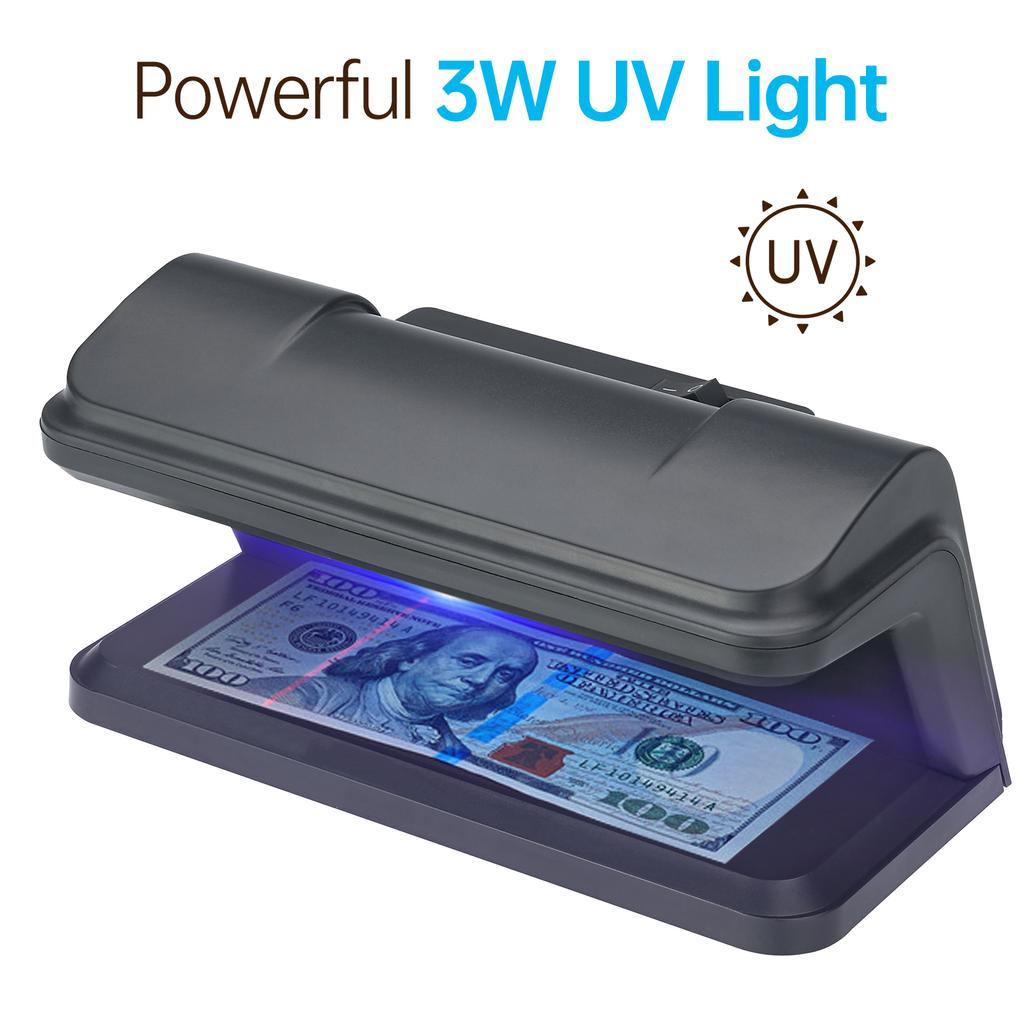 Money Counter, Multinational Currencies Counterfeit Banknote Detector Counterfeit Banknote Detector with   USB Interface Power Supply for Currency