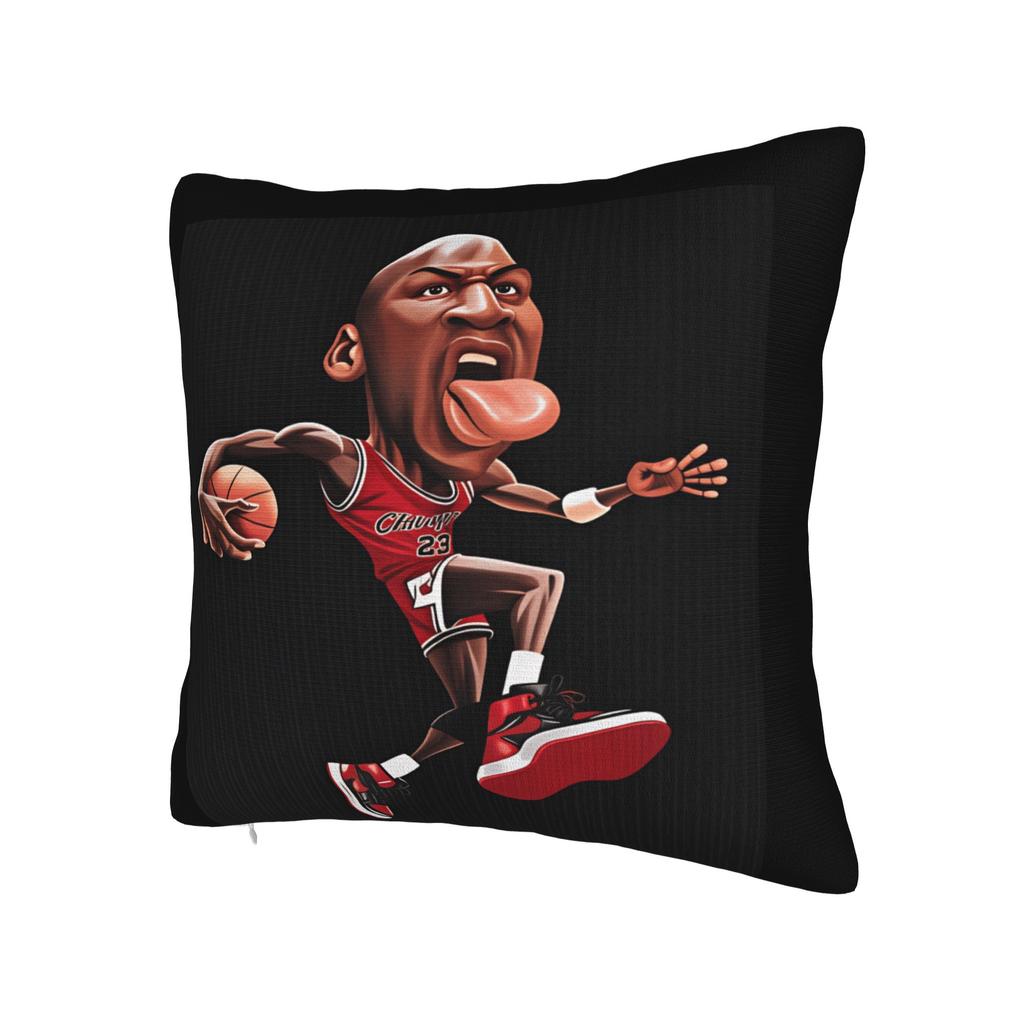 Basketball Michael J-Jordan Pillow Case Square Pillow Cover For Living Room Sofa Cute Funny Pillowcases