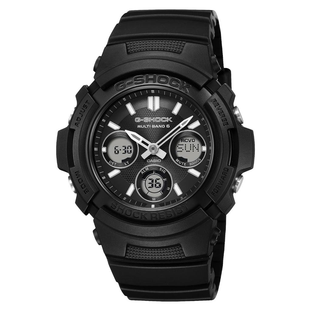 Casio AWG-M100FP-1A1JR FIRE PACKAGE '26 Wristwatch, Solar, Men's, Black