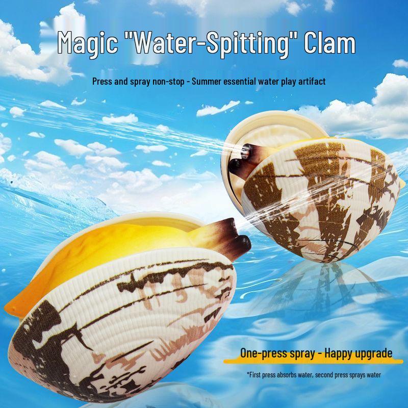 

Clam Shell Water Prank Toy - Mini Squirt Gun for Kids Water Play