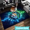 Custom Name Rug Oklahoma Sports Team Area Rug Suitable for Indoor And Outdoor,Carpets for Homes, Offices,Living Rooms,Home Decor,Christmas Gift