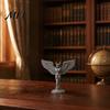 Matte Texture Ornaments Demon Angel Statue, 3D Printed Wings Texture, Devil Fall-Resistant Ornament for Desk Study Entrance Hall Decoration