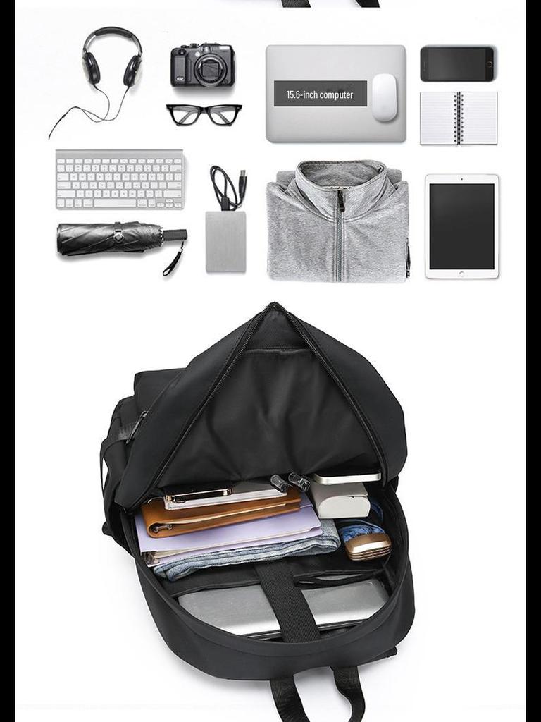 Herrenmode Freizeitrucksack: Spritzwassergeschützt, Großes Fassungsvermögen, Ideal für Reisen, Geschäft und Studenten