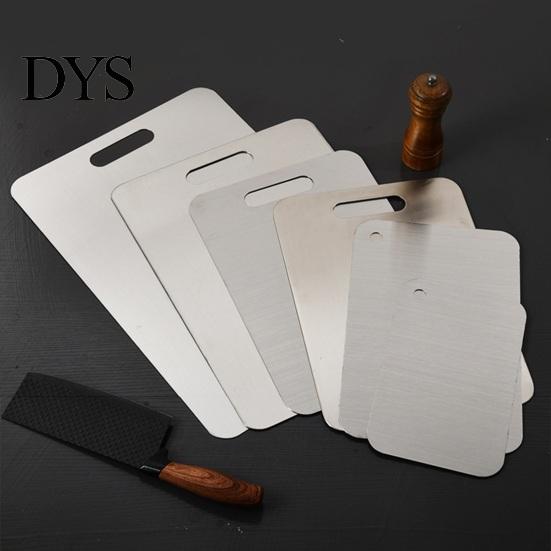 Stain Resistant Cutting Board Double-Sided Stainless Steel Non-Slip Kitchen Chopping for Meat Prep Vegetables Dough Rust-Proof Multi-Purpose