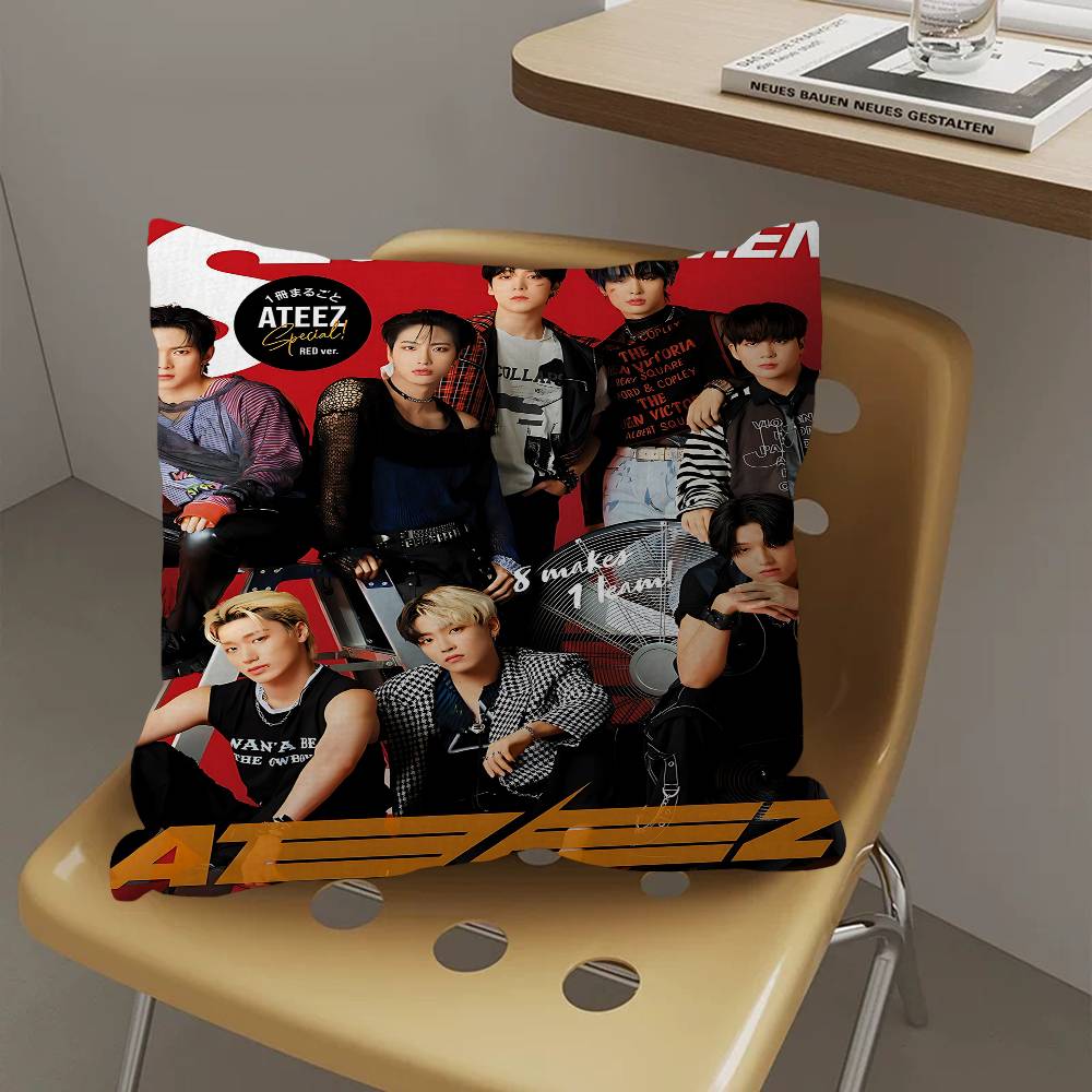 Boy Group A-ATE-EZ Pillow Gifts Home Office Furnishings Bedroom Sofa Car Cushion Cover Case 45x45cm