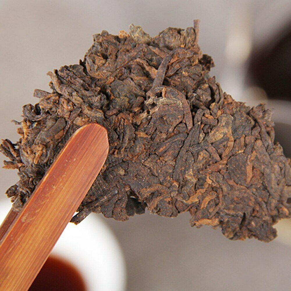 Üst Chuan Shi Jia Ming Olgun Puer Çayı 357g Eski Ağaç Saf Malzeme Shu Puerh Çayı