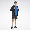 Reebok Solid Color Fitness Hooded Jacket Men jackets Black HR3567