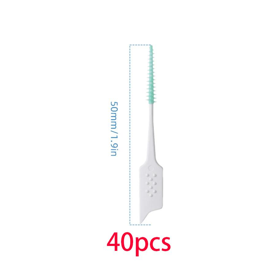 150Pcs Interdental Brush Soft Rubber Teeth Cleaning Tools Dental Care Oral Hygiene Between Teeth Toothbrush