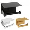 Wall Mount Toilet Paper Holder Stainless Steel Toilet Paper Rack Cell Phone Holder  Bathroom Use
