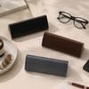 Leather Glasses Case Hard Shell Spectacle Case Creative Sunglasses Storage Box  for Women Men