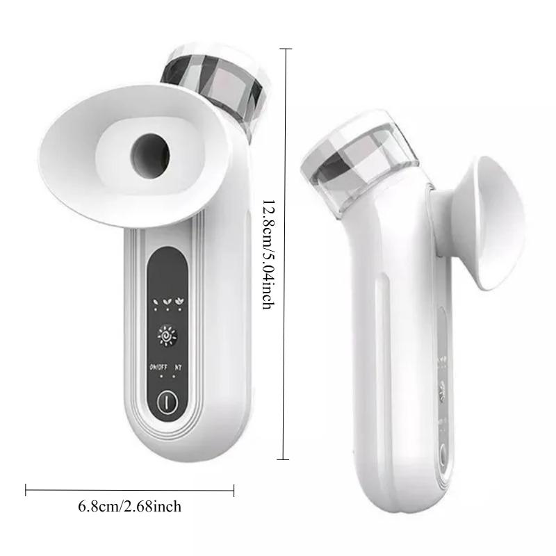 1 PACK Wiederaufladbares tragbares Augen-Dampfgerät mit 3 Modi, 10 ml Fassungsvermögen für trockene Augen, warme Kompresse, Gesichtsdampf, Linderung trockener Augen, Damen Mode, Haus Garten