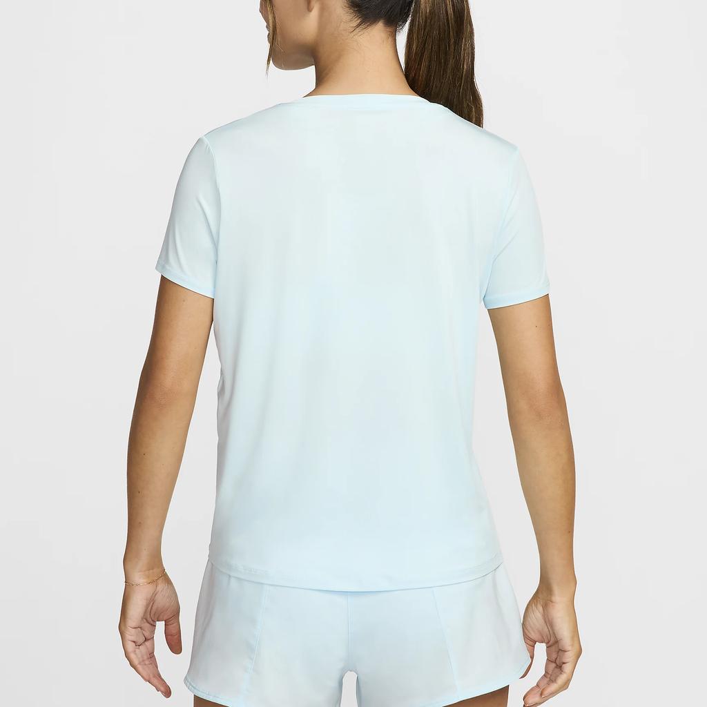 New Nike Dri Fit Regular T Shirt Women's Glacier Blue FV6373-474
