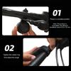 Rechargeable Waterproof Bicycle Alarm Horn Adjustable Volume Easy Install Fits 22-32mm Bars