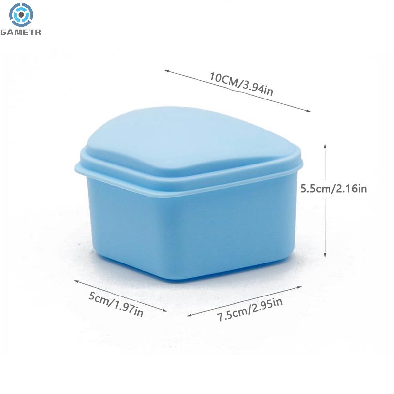 1Pcs Tooth Retainer Tooth Box Braces Container Mouthguard Guard Denture Storage Case Clean Organizer Case