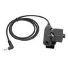 U94 PTT Headset System Adapter Kehlkopfmikrofon Ohrhörer mit U94 PTT für Xiaomi 1S2S Walkie Talkies