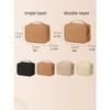 1pcs Toilet and Beauty Tool Storage Bag with Partition, Portable Oxford Cloth, Fashionable Outdoor Portable Makeup Bag