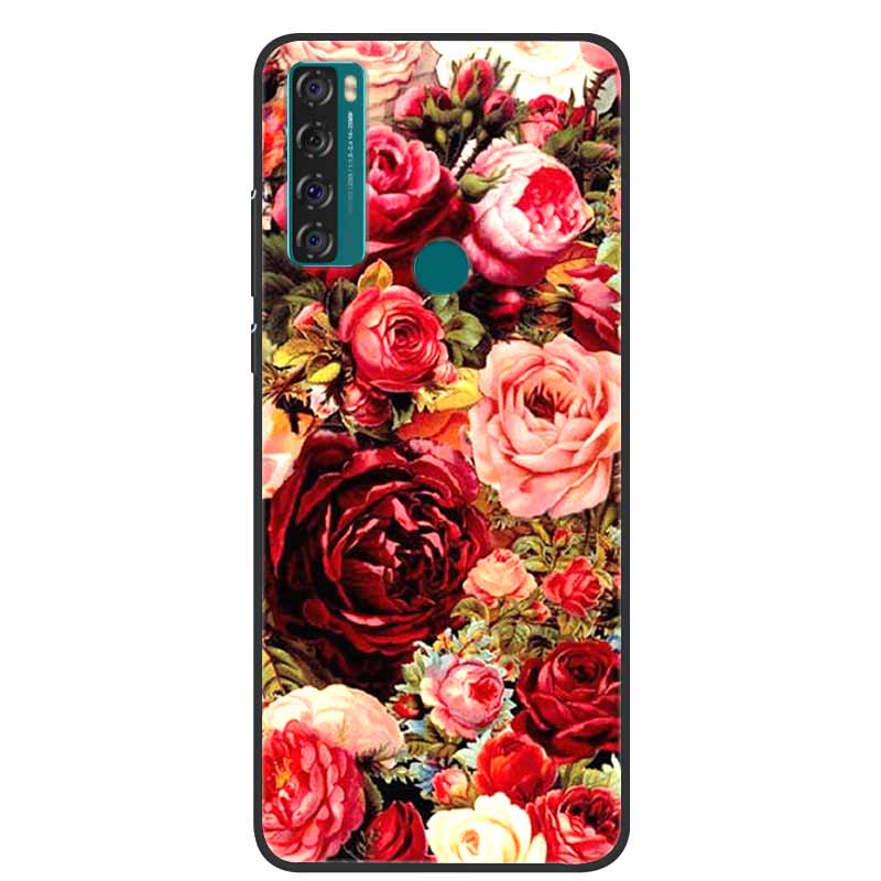 For TCL 20SE Case 20L+ 20L 20S Paint Soft TPU Silicone Phone Cover for TCL 20L Case Coque20s 20 s T775H T774H TCL 20 se 20 Plus