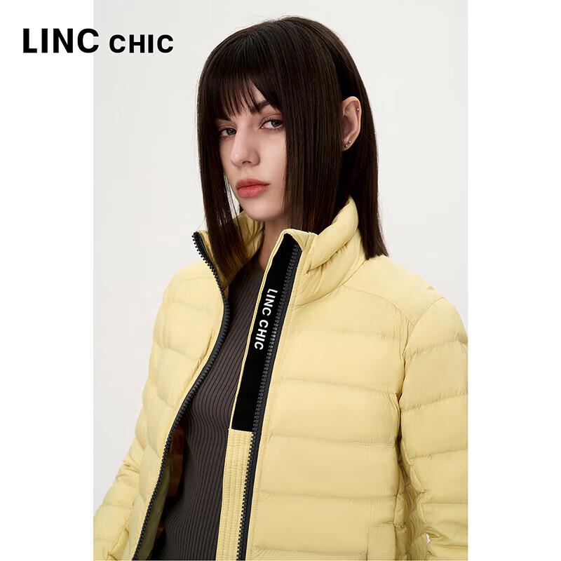 Jinyujie Women's Lightweight Stand Collar Short Down Jacket