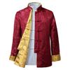 Men's Reversible Tang Suit Jacket - Spring/Autumn Casual Hanfu for Dad and Grandpa