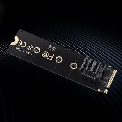 M.2 NVME To U.2 Hard Disk Adapter Card Mkey PCIeX4 M.2 PCIe To SFF8643 Expansion Card M.2 NVME Support 2230/42/60/80 SSD
