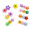 DIY PVC Flower Hair Clip Kit: Colorful Three & Five-Petal Design