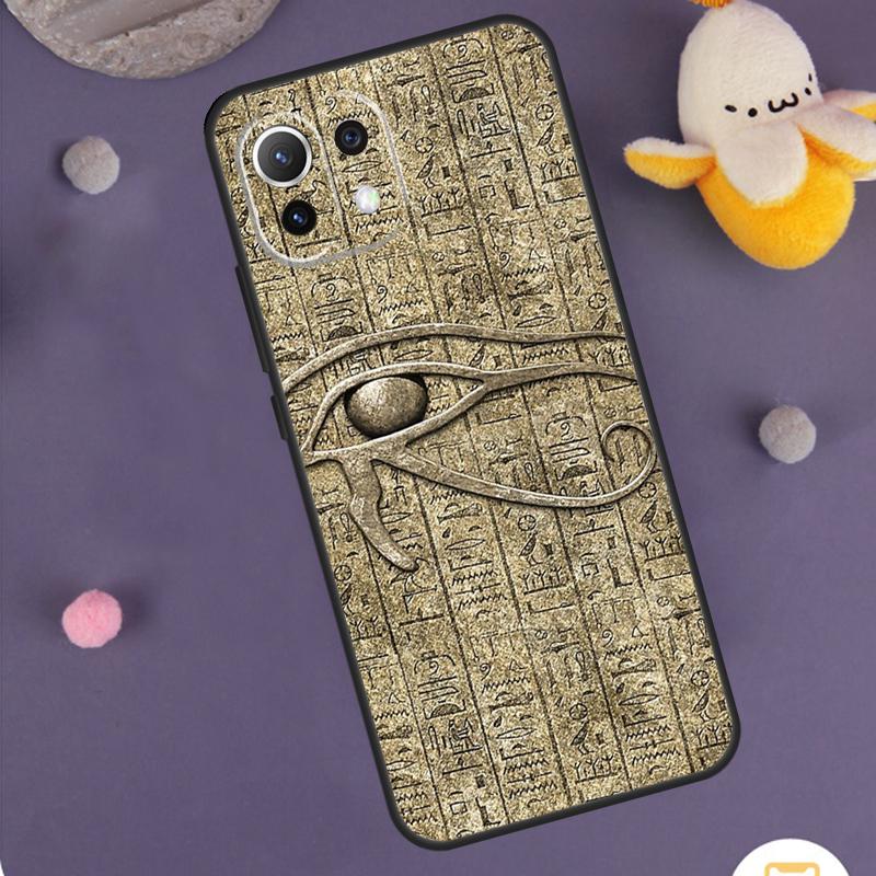 Sacred Eye of Horus Egypt Fresco Case For Xiaomi 15 14 Ultra 13T 14T 15T 17 Pro Max POCO F8 Ultra X5 X6 X7 F5 F6 F7 Pro Cover