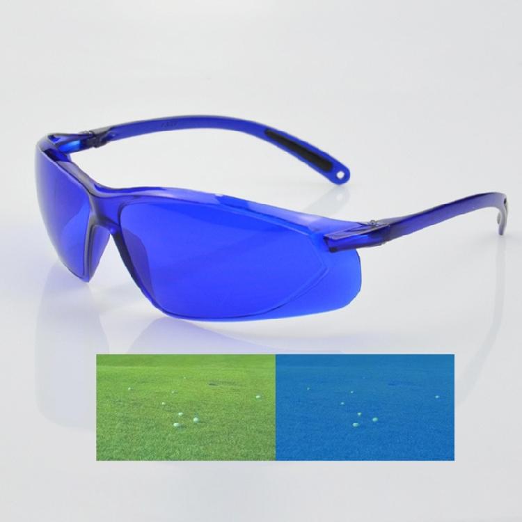Golf Balls Finder Glasses with Blue Lenses For the Fairways with Protective Case