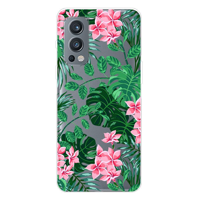 Für OnePlus Nord 2 5G Hülle TPU Silikon Weich Cartoon Transparent Hülle für One Plus Nord 2 5G Handyhülle Nord2 5G Transparente Coque