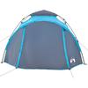 Dome Camping Tent for 3 Persons Blue Quick Release