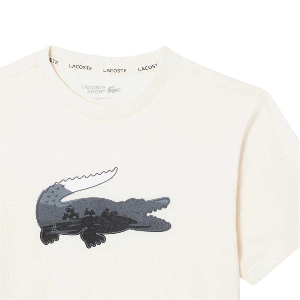 Lacoste Mens Crocodile Print Jersey T-Shirt