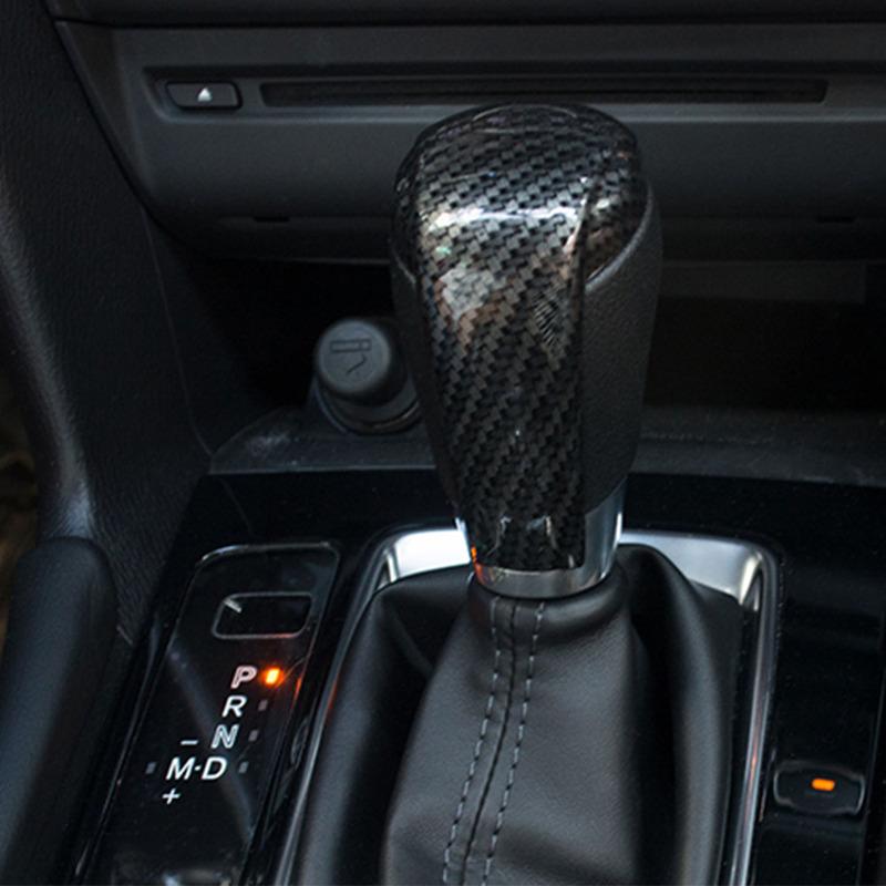 For Mazda CX-3 CX3 2017 2018 Car Styling Body Cover Shift Knob Head Control Lamp Trim Gear Frame Hoods 1PCs
