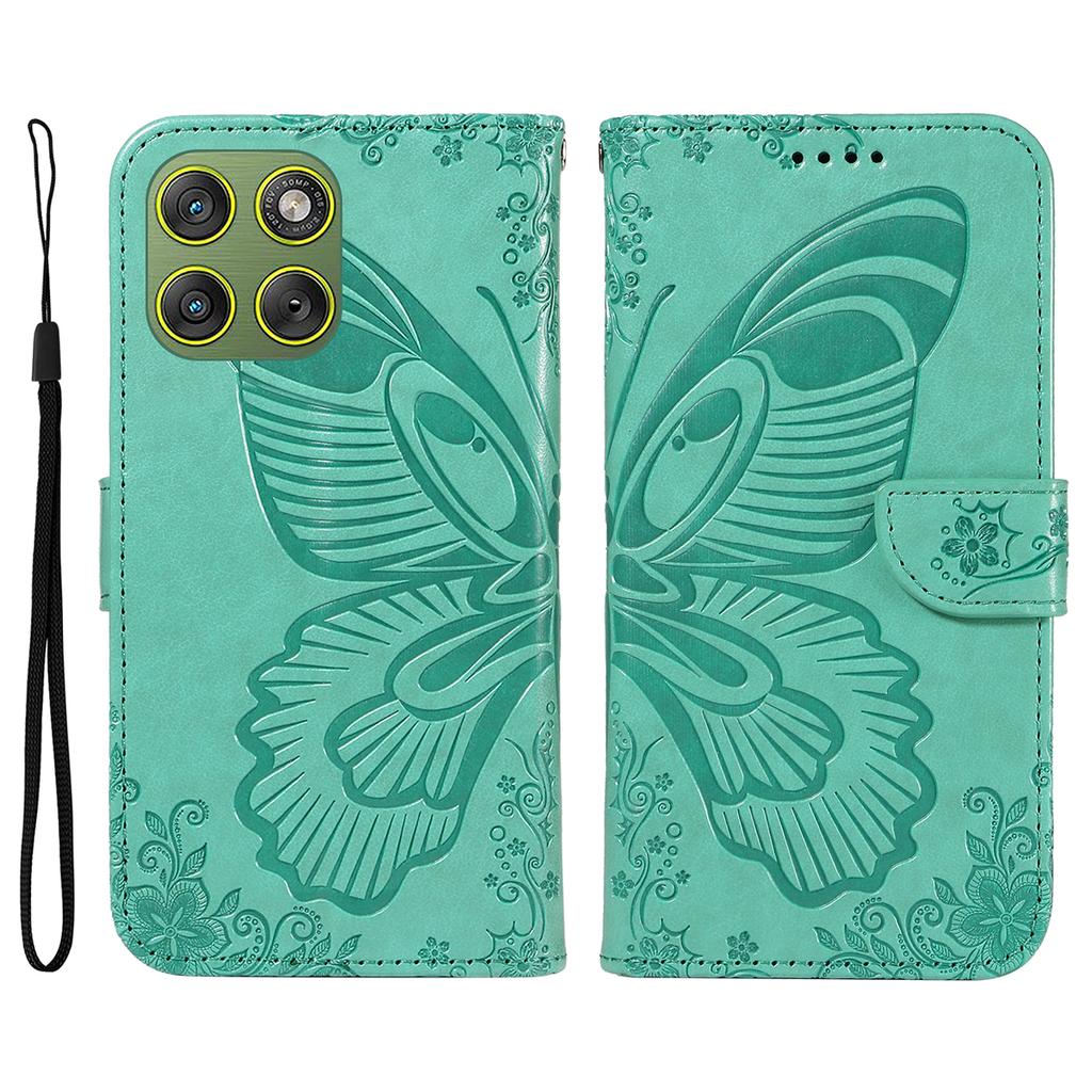 For Motorola Edge 70 5G Case Butterfly Pattern PU Leather Folio Flip Phone Cover