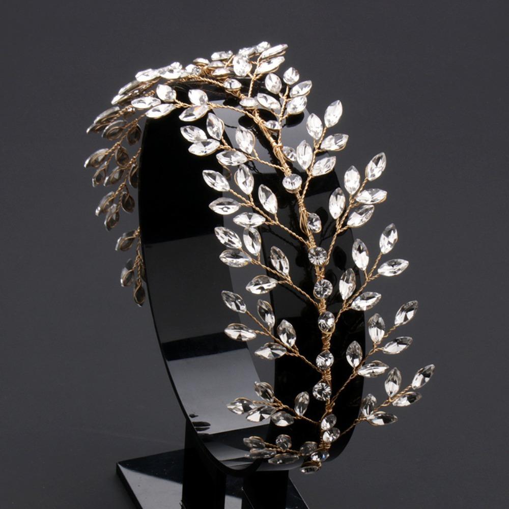 Rhinestone Bridal Headband Handmade Wedding Hair Accessories Wedding Headpieces  Gift for Women