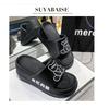 Slippers Female Non-slip Home Soft Bottom Trend Thick Bottom Can Be Worn Outside Sandals Slippers