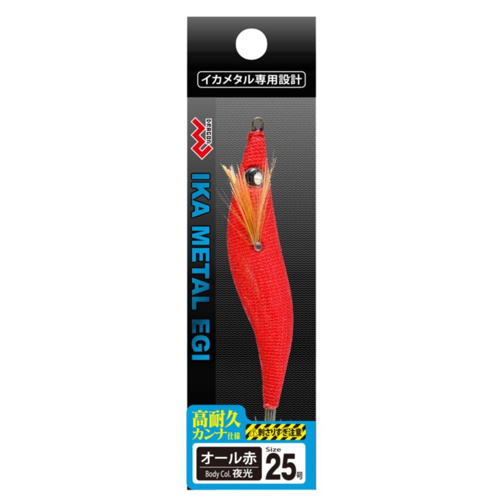 MARUSHINGYOGU (Marushin Fishing Gear) Ikametal Egi No. 25 All Red